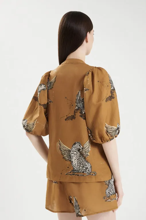 Блузки Las Surenas BalloonShirt_AW25 Almond