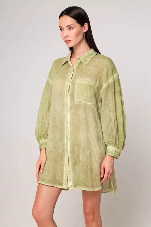 Блузки Watercult W3516036 892 warm matcha