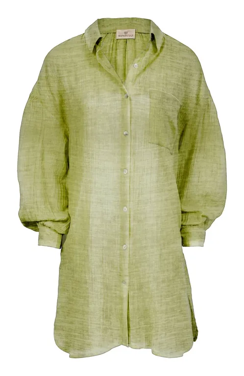 Блузки Watercult W3516036 892 warm matcha