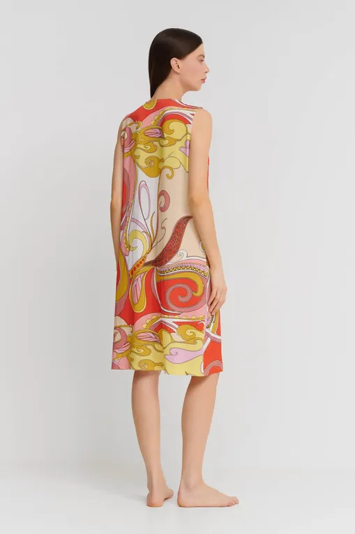 Платья Furstenberg 432/30384 471red.yellow.bunt