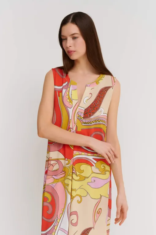 Платья Furstenberg 432/30384 471red.yellow.bunt