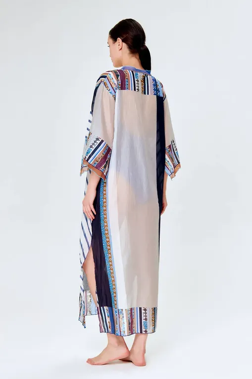 Платья Gianantonio A. Paladini B33IA01/L IRENE/L 770 BLU ROYAL MULTICOLOR