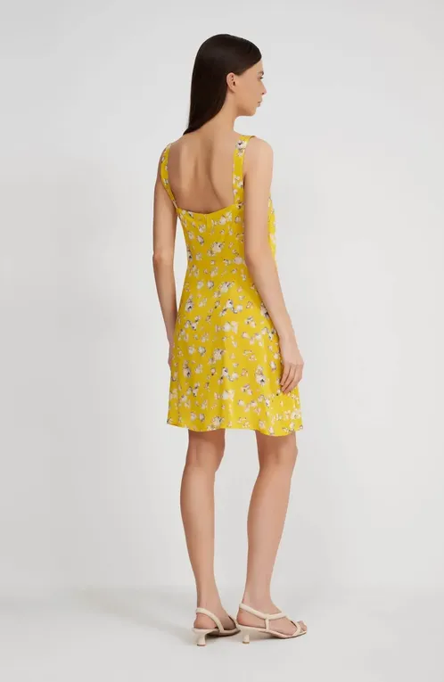 Платья Gianantonio A. Paladini S4XSA04/S SOLE/S 211 ROSE FONDO GIALLO
