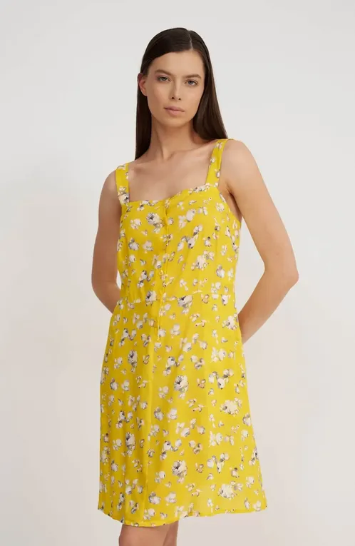 Платья Gianantonio A. Paladini S4XSA04/S SOLE/S 211 ROSE FONDO GIALLO