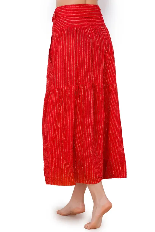 Юбки Gianantonio A. Paladini B03GA01 529 Rosso/Oro