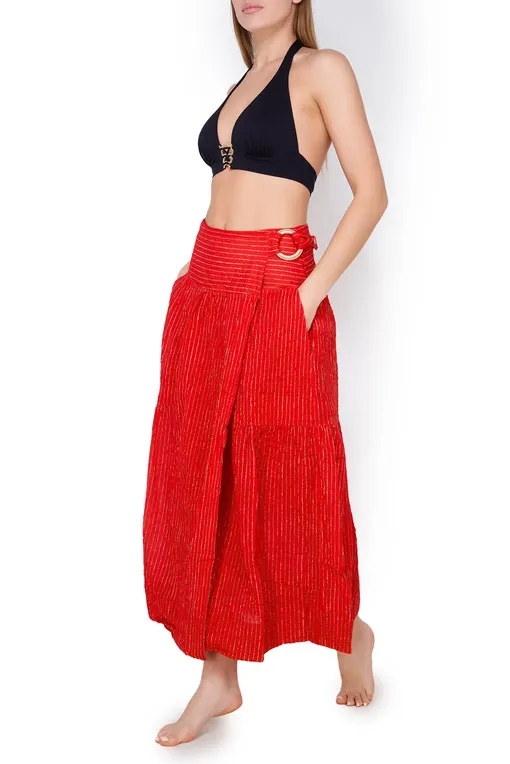 Юбки Gianantonio A. Paladini B03GA01 529 Rosso/Oro