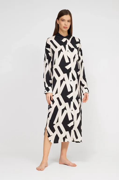 Халаты DKNY YI20019 002 Black Pt