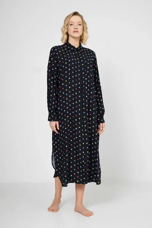 Халаты DKNY YI60043 006 Black Label Print