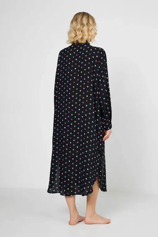 Халаты DKNY YI60043 006 Black Label Print