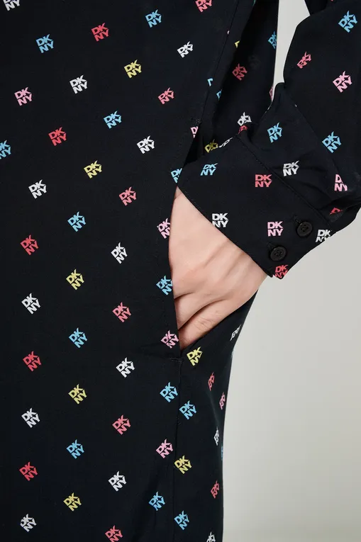 Халаты DKNY YI60043 006 Black Label Print