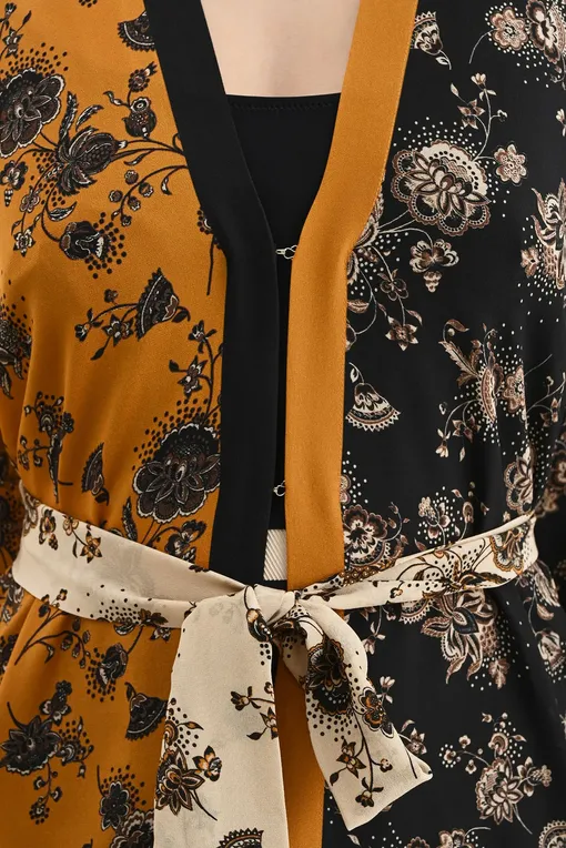 Халаты Maryan Mehlhorn M3920417 812 black-sand-caramel