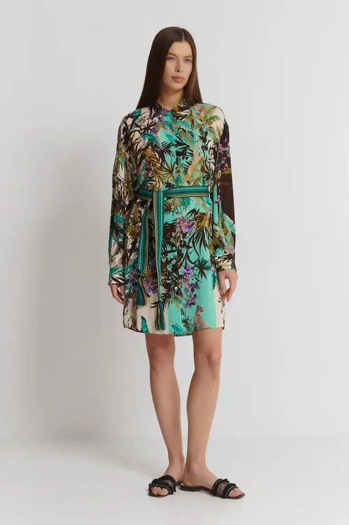 Халаты Miss Bikini V5015D GHTU TURCHESE GHEPARDO