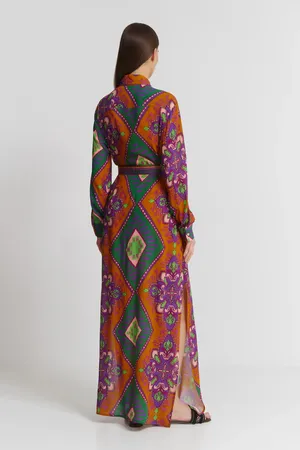 Miss Bikini V5030D ROVI VIOLA ETNICO ROMBI