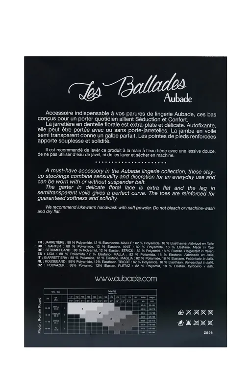 Чулки AUBADE ZE98 CHAIR