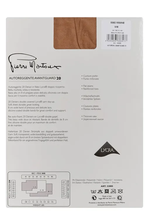 Чулки Pierre Mantoux 32005 5542 naturale