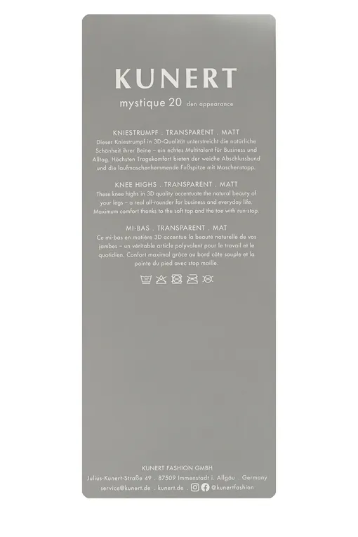 Гольфы KUNERT 110172000 0500 black