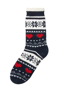 Cuddly Socks By Taubert 752205588 4898 navy/rosso/off-white