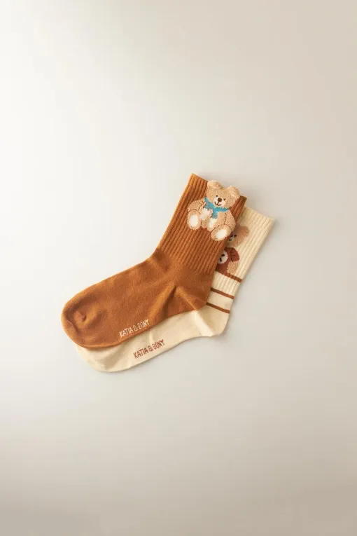 Носки Katia&Bony 22401W3018 ECRU-BROWN