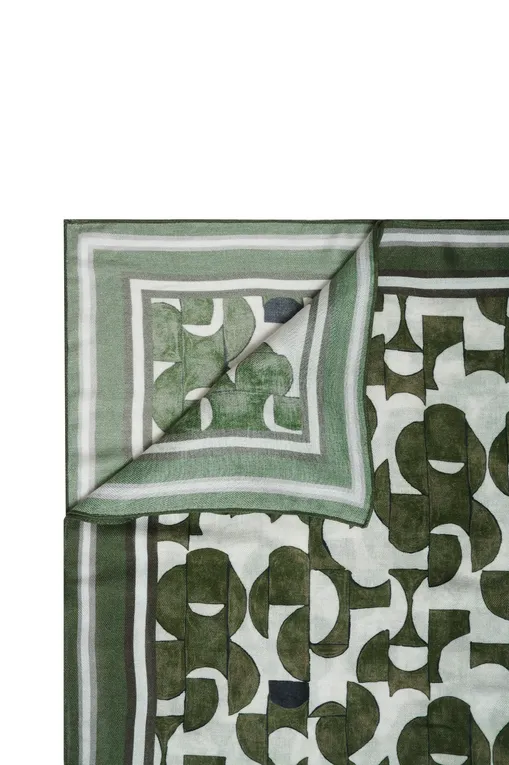 Палантины Diana Gallesi S166E003507N 2 FIORI VERDI