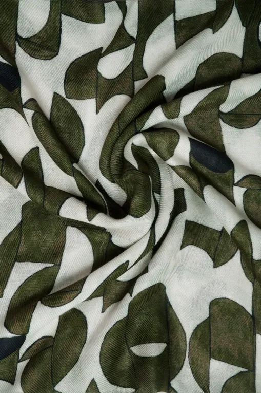 Палантины Diana Gallesi S166E003507N 2 FIORI VERDI