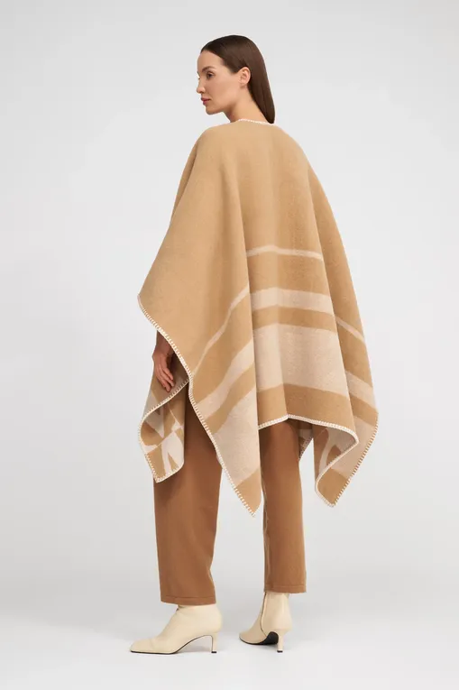 Палантины Max Mara Leisure DEREMI 242673603 001 TOBACCO