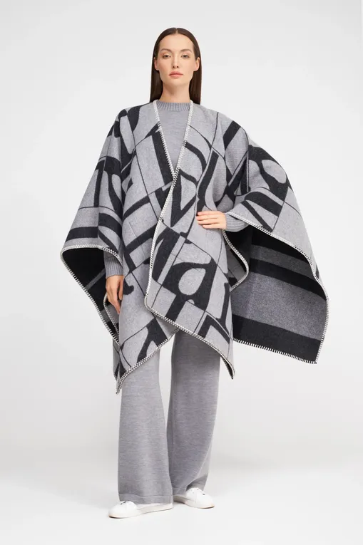 Палантины Max Mara Leisure DEREMI 242673603 002 DARK GREY