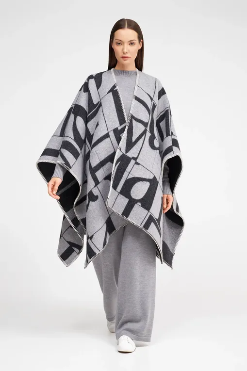 Палантины Max Mara Leisure DEREMI 242673603 002 DARK GREY