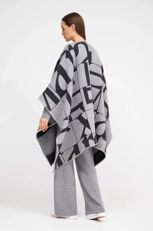 Палантины Max Mara Leisure DEREMI 242673603 002 DARK GREY