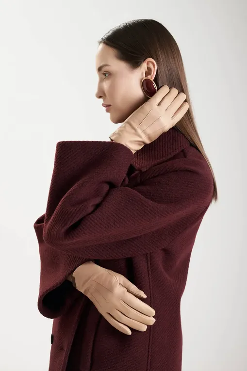 Перчатки MM by MaxMara LEMMA 252656601 002 CAMEL