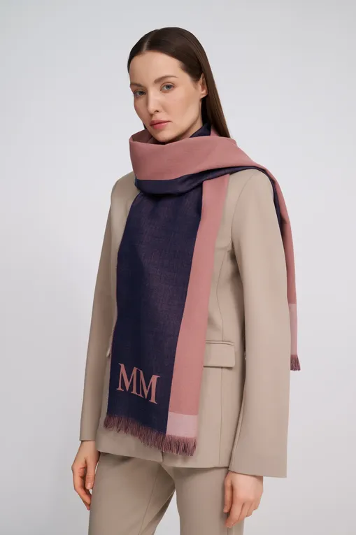 Шарфы MM by MaxMara CORONA 251654101 002 MAUVE