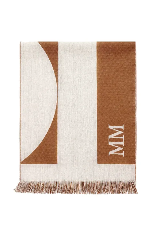 Шарфы MM by MaxMara CORONA 252654602 002 IVORY