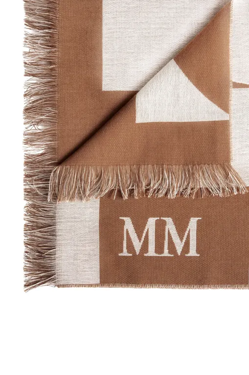 Шарфы MM by MaxMara CORONA 252654602 002 IVORY