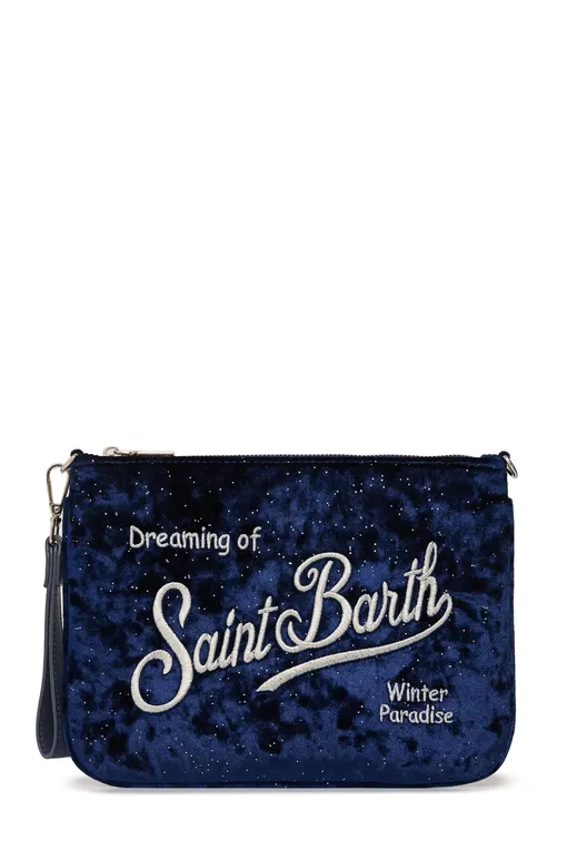 Сумки Mc2 Saint Barth PARISIENNEW VELVET MIDNIGHT 61 EMB