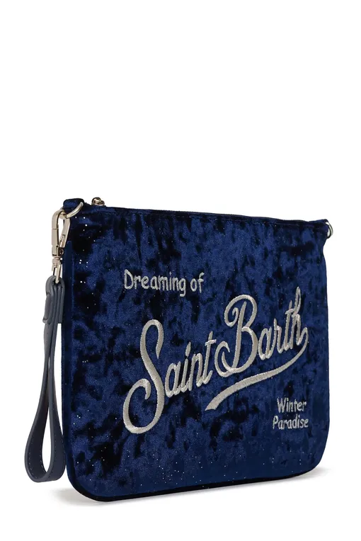 Сумки Mc2 Saint Barth PARISIENNEW VELVET MIDNIGHT 61 EMB