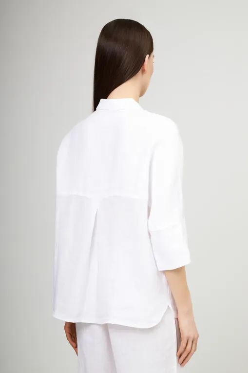 Блузки 120% Lino 32ALIW1286-000B317-0-00 000050 WHITE