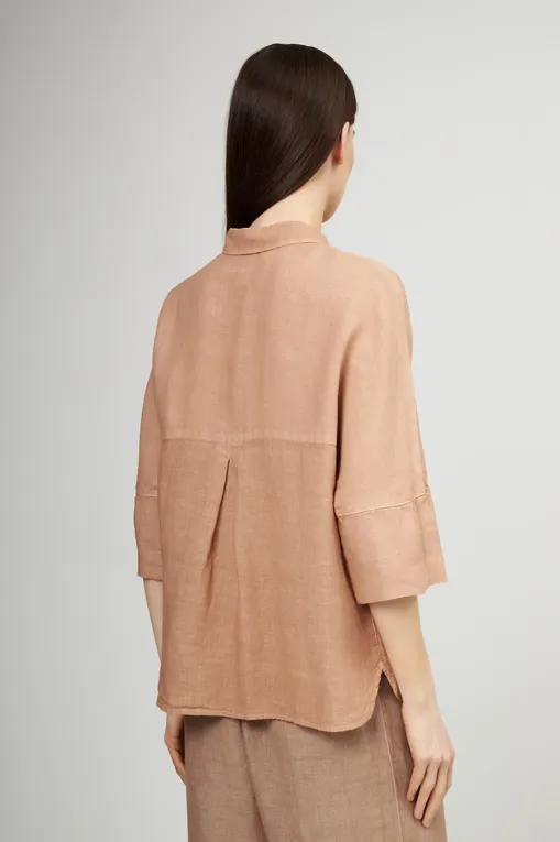 Блузки 120% Lino 32ALIW1286-000B317-0-00 000098 ROSE WOOD