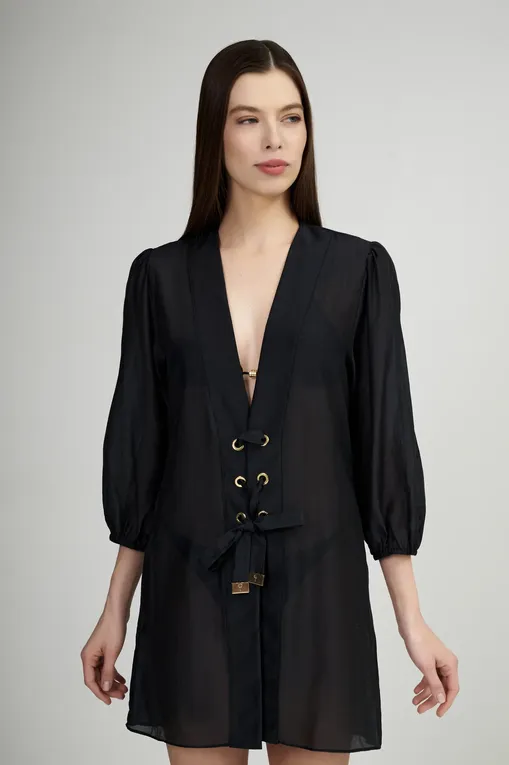 Блузки AGUA DE COCO E5492A2226 PRETO/BLACK