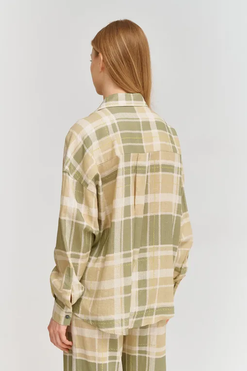 Лонгсливы BALLANTYNE BLH138 QVA03 SALVIA TARTAN 72692