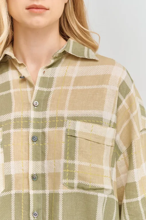 Лонгсливы BALLANTYNE BLH138 QVA03 SALVIA TARTAN 72692