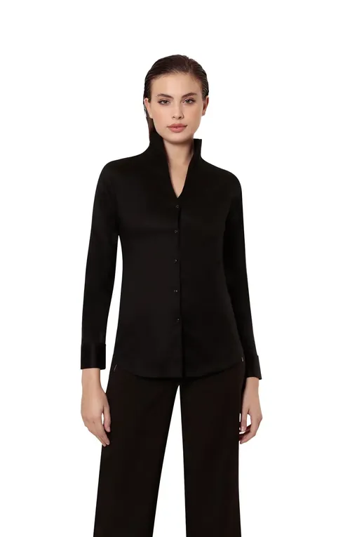 Блузки Camicissima SAMANTHASSP07 BLACK