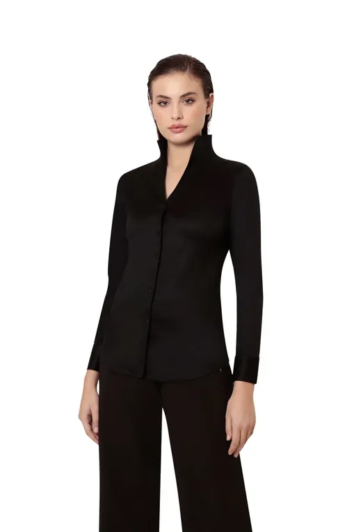 Блузки Camicissima SAMANTHASSP07 BLACK