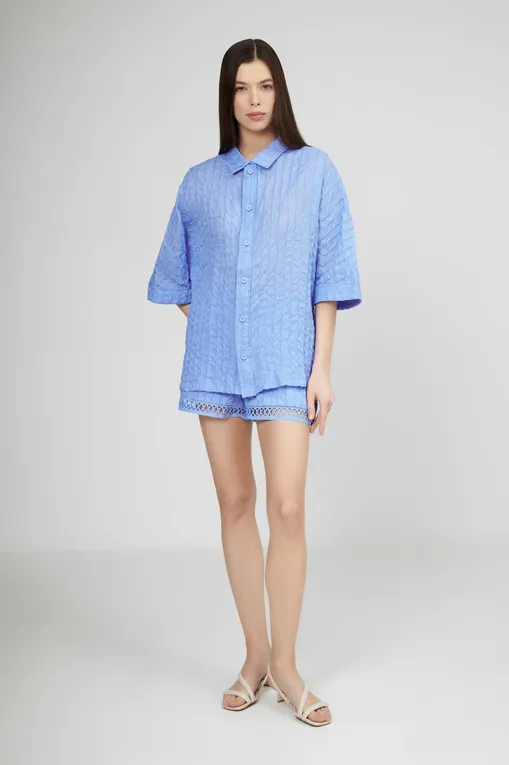 Блузки Charo Ruiz Ibiza 251201 WASHED BLUE