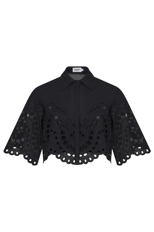 Блузки Charo Ruiz Ibiza 263200 Black Sealace