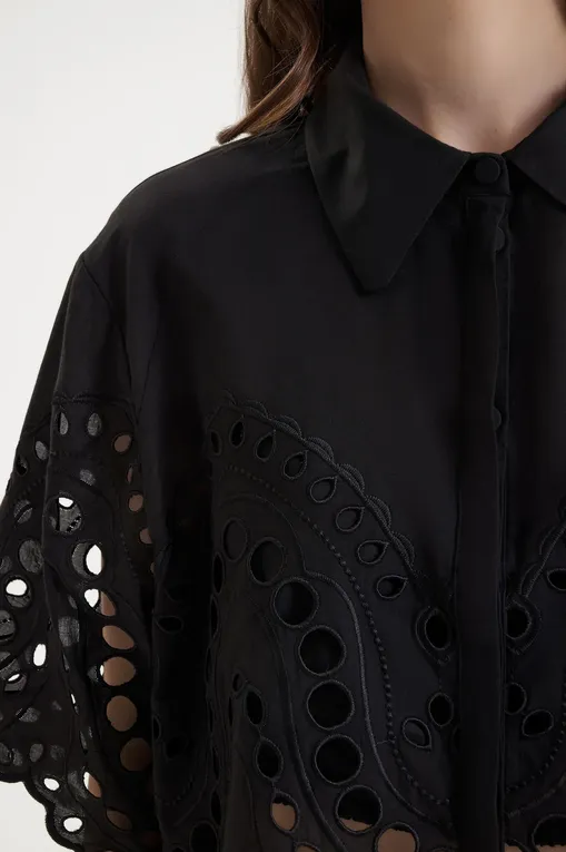 Блузки Charo Ruiz Ibiza 263200 Black Sealace