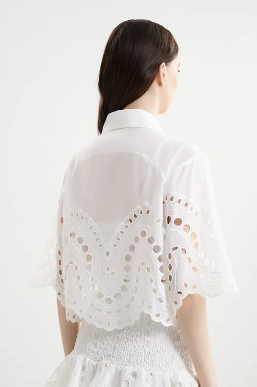 Блузки Charo Ruiz Ibiza 263200 White Sealace