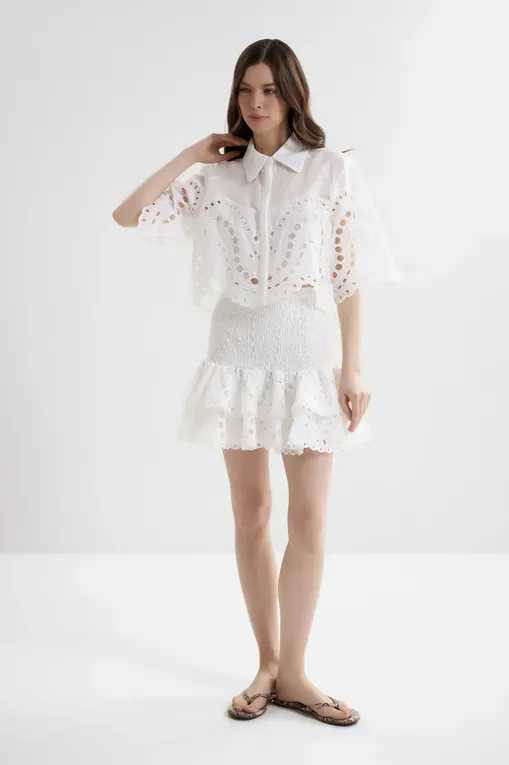 Блузки Charo Ruiz Ibiza 263200 White Sealace