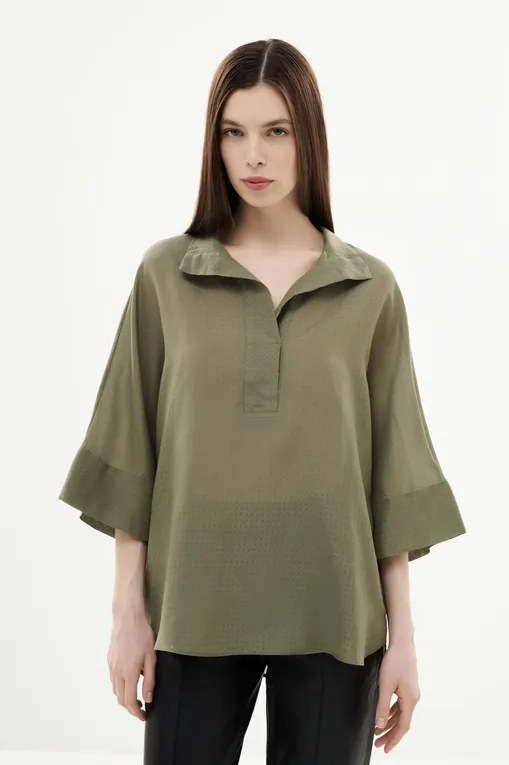 Блузки Diana Gallesi 2326R002831N F5 OLIVA