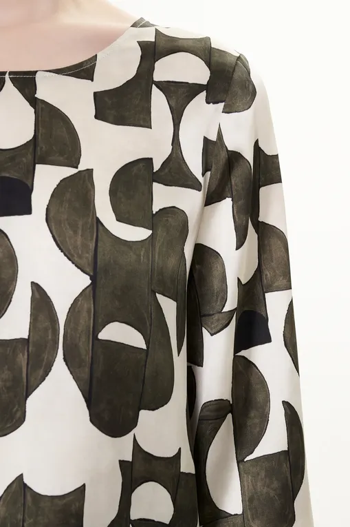 Блузки Diana Gallesi 2448R002998N 41 LATTE/MILITARE