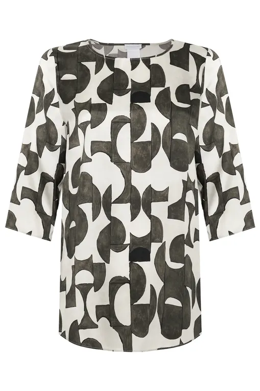 Блузки Diana Gallesi 2448R002998N 41 LATTE/MILITARE