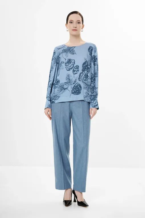 Блузки Diana Gallesi 2455R003010N 1 F.DO AZZURRO